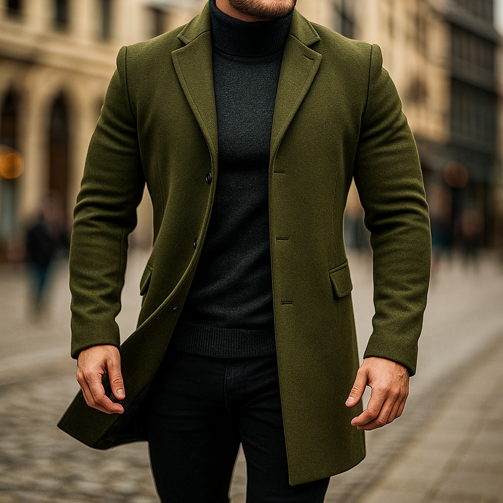 Sevanno | Men’s Wool Trench Coat