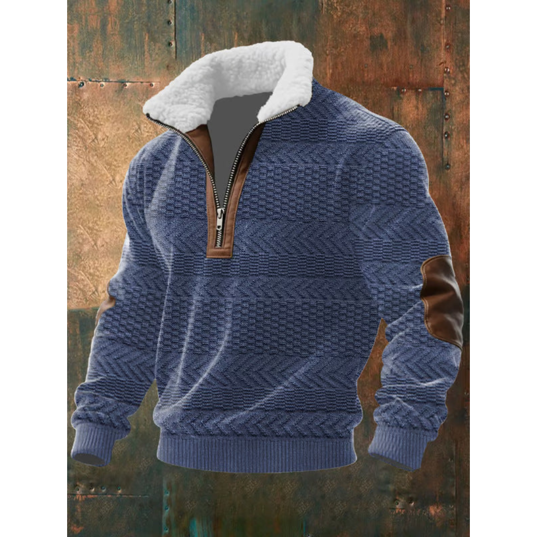 Sevanno | High-Neck Fleece Sweater