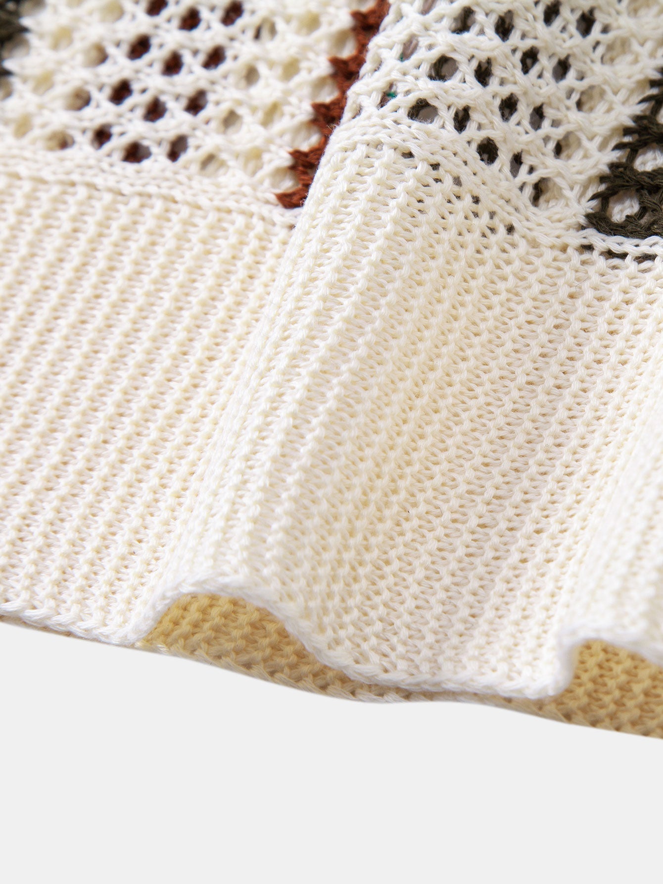 Sevanno | Crochet Polo & Straight Linen Trousers