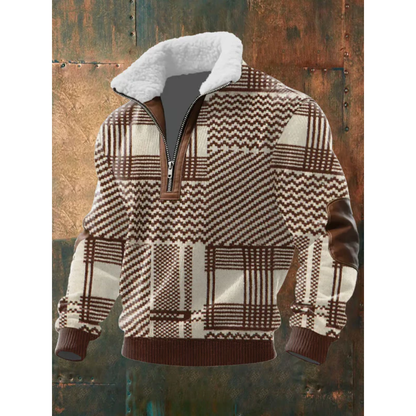 Sevanno | High-Neck Fleece Sweater