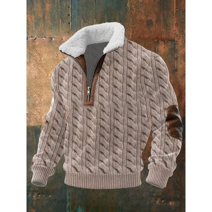 Sevanno | High-Neck Fleece Sweater