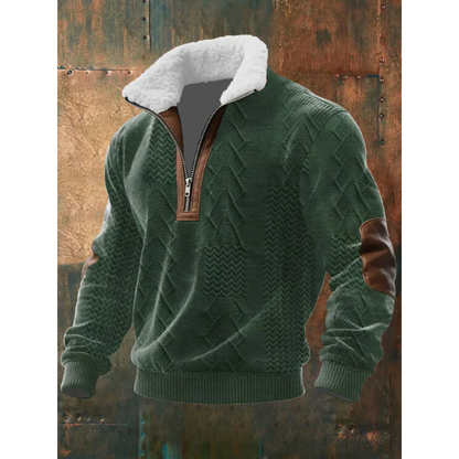 Sevanno | High-Neck Fleece Sweater