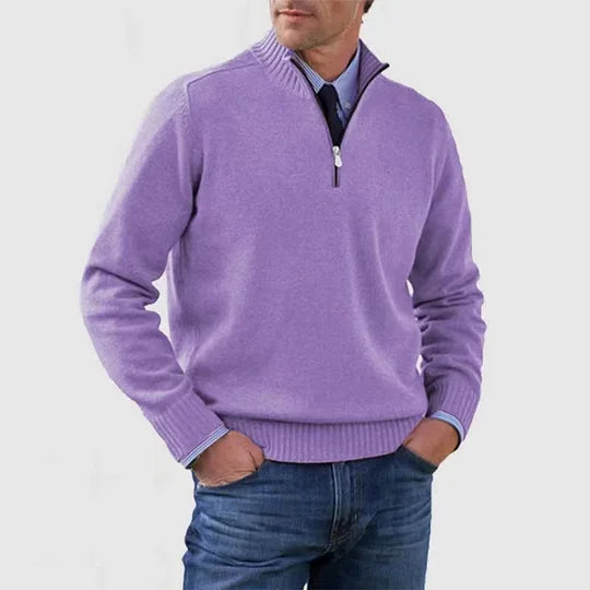 Sevanno | Elegant Men’s Half-Zip Sweater