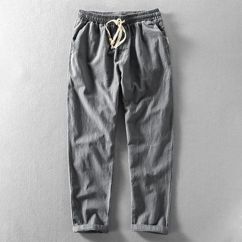 Sevanno | Men’s Relaxed-Fit Linen Trousers