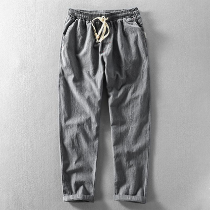 Sevanno | Men’s Relaxed-Fit Linen Trousers