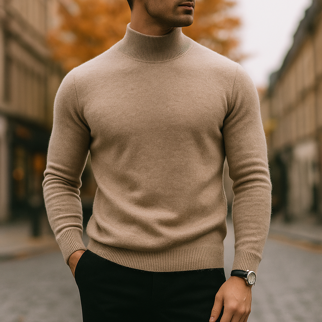 Sevanno | Men’s Wool Collar Sweater