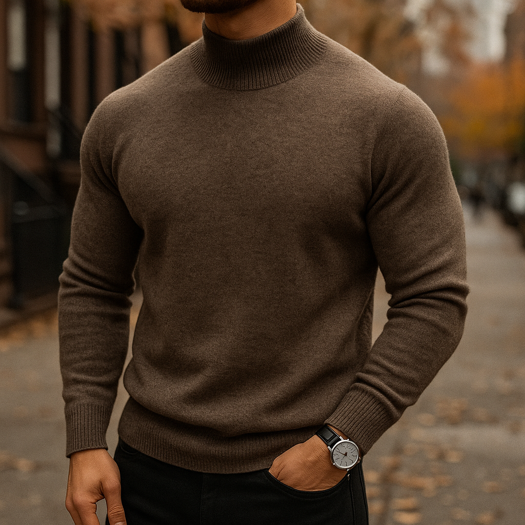 Sevanno | Men’s Wool Collar Sweater
