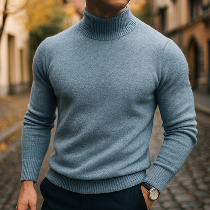 Sevanno | Men’s Wool Collar Sweater