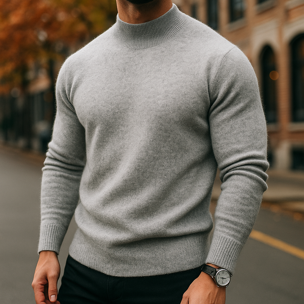Sevanno | Men’s Wool Collar Sweater