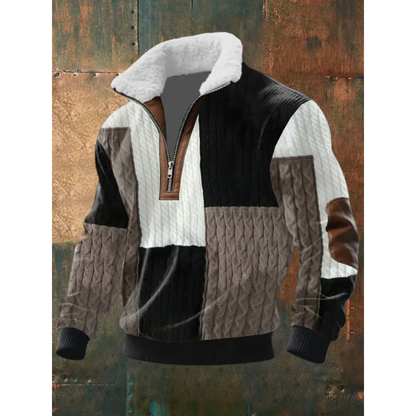 Sevanno | High-Neck Fleece Sweater