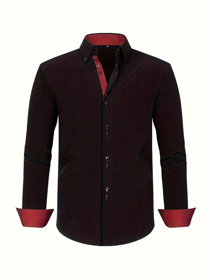 Alberto | Lightweight Elegant Shirt with Contrast Details