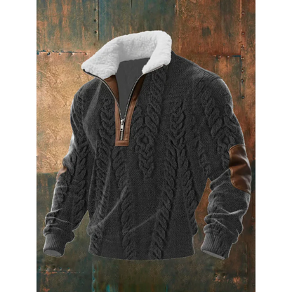 Sevanno | High-Neck Fleece Sweater