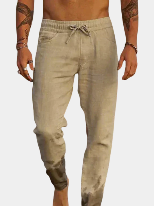 Keten Plaj Pantolonu