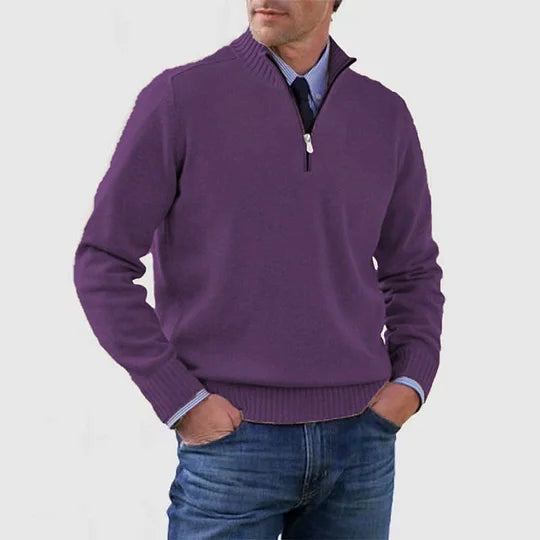 Sevanno | Elegant Men’s Half-Zip Sweater