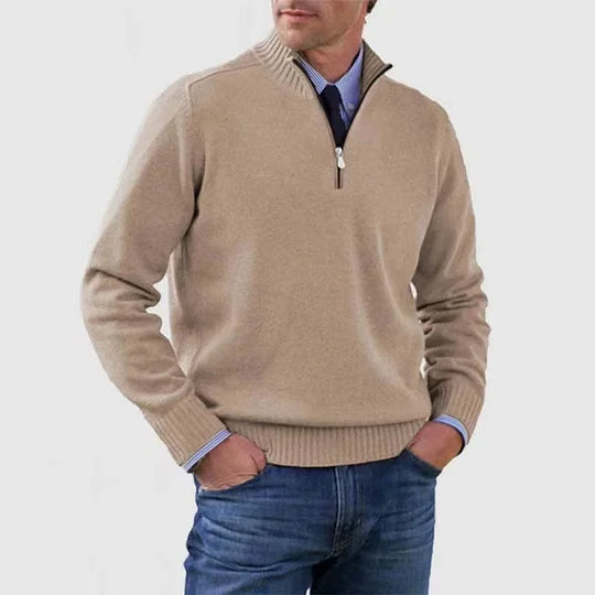 Sevanno | Elegant Men’s Half-Zip Sweater