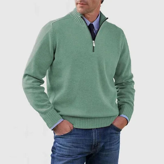 Sevanno | Elegant Men’s Half-Zip Sweater