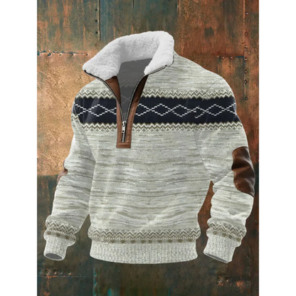 Sevanno | High-Neck Fleece Sweater