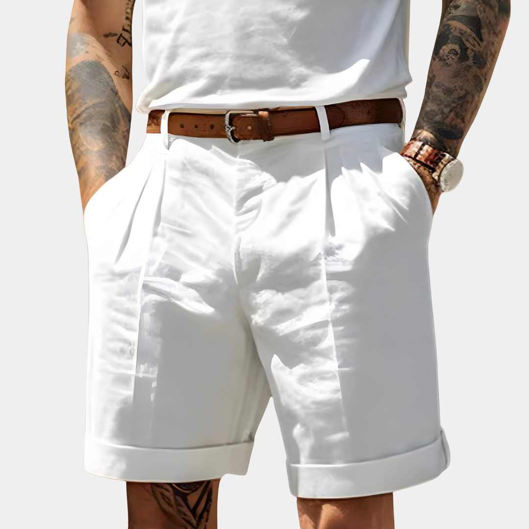 Sevanno | Elegant Breathable Cotton Bermuda Shorts