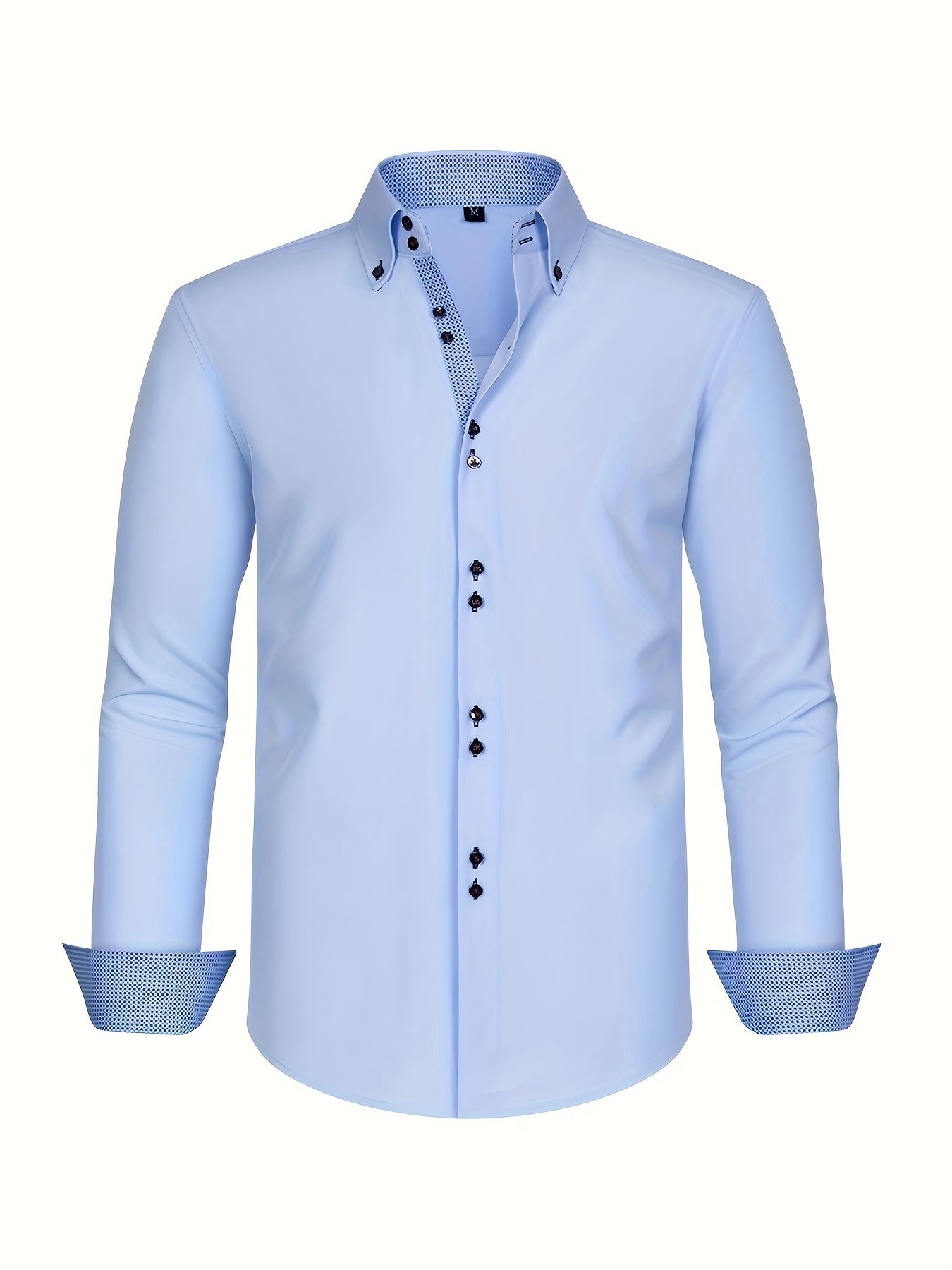Alberto | Lightweight Elegant Shirt with Contrast Details