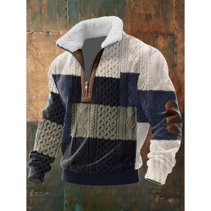Sevanno | High-Neck Fleece Sweater