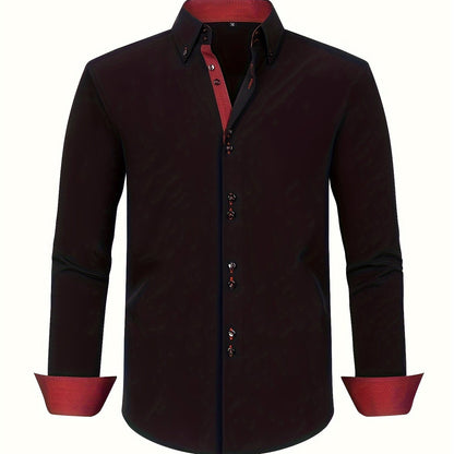 Alberto | Lightweight Elegant Shirt with Contrast Details