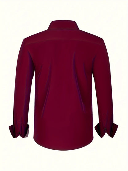 Alberto | Lightweight Elegant Shirt with Contrast Details