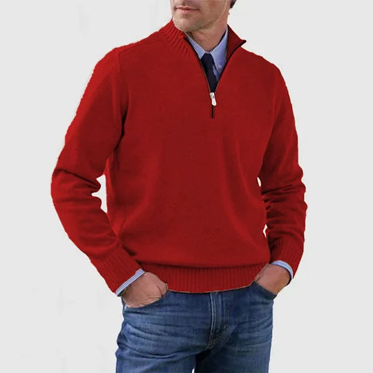 Sevanno | Elegant Men’s Half-Zip Sweater