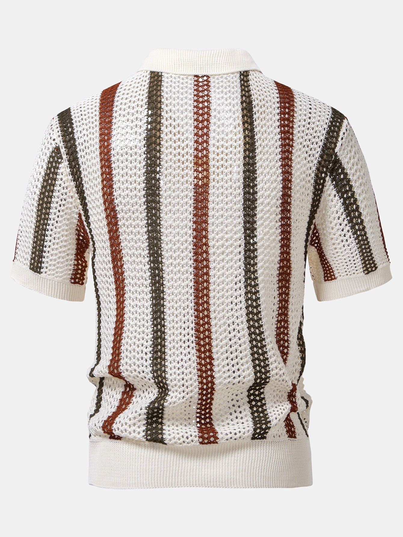 Sevanno | Crochet Polo & Straight Linen Trousers