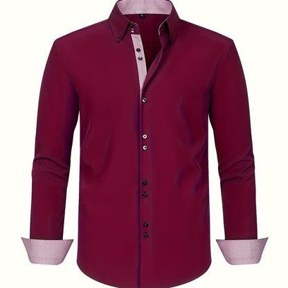 Alberto | Lightweight Elegant Shirt with Contrast Details