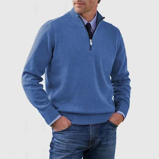 Sevanno | Elegant Men’s Half-Zip Sweater