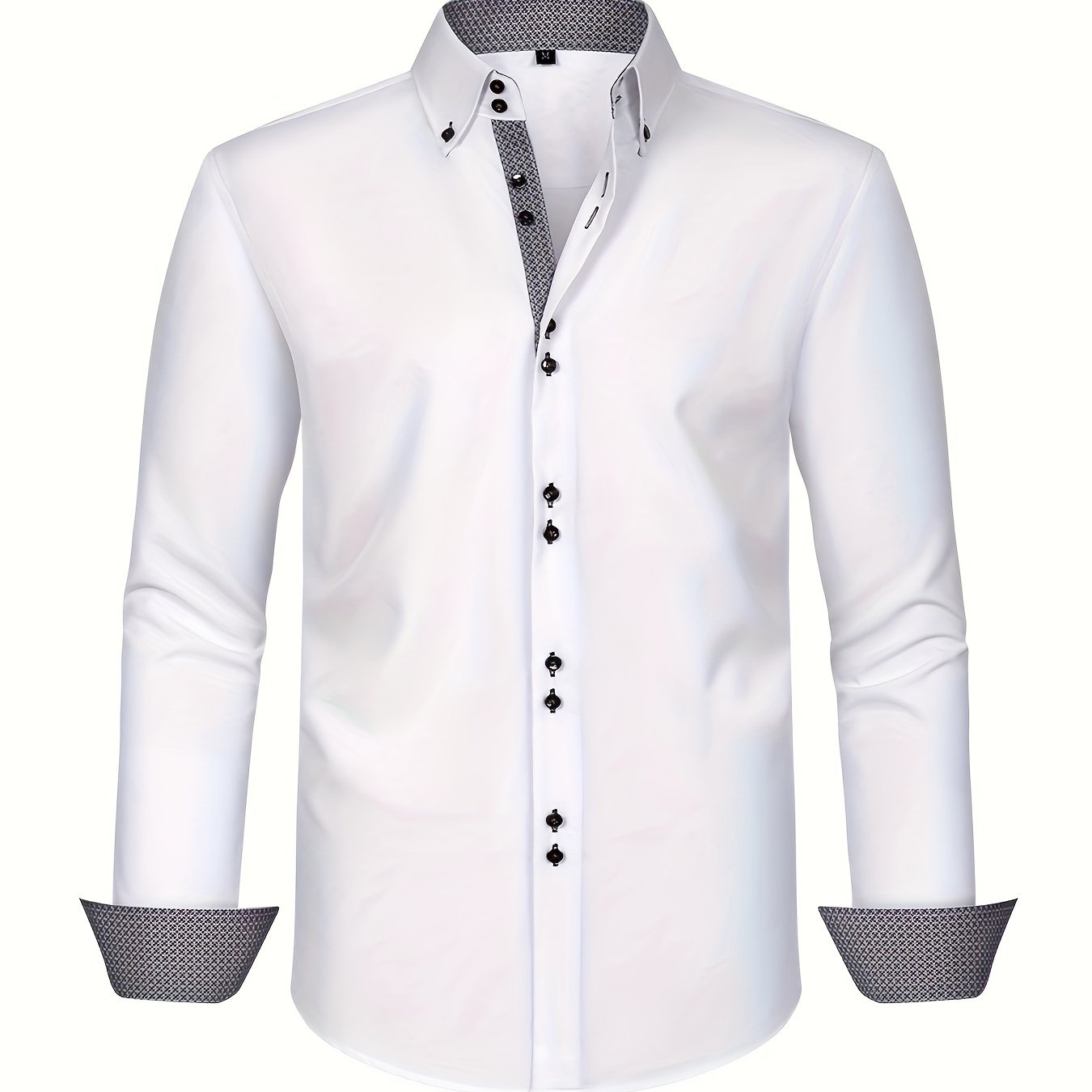 Alberto | Lightweight Elegant Shirt with Contrast Details