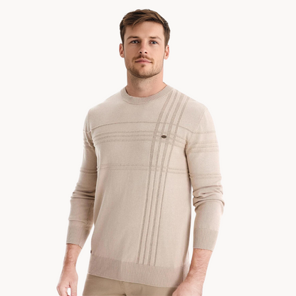 Sevanno | Elegant Men’s Sweater with Plaid Design