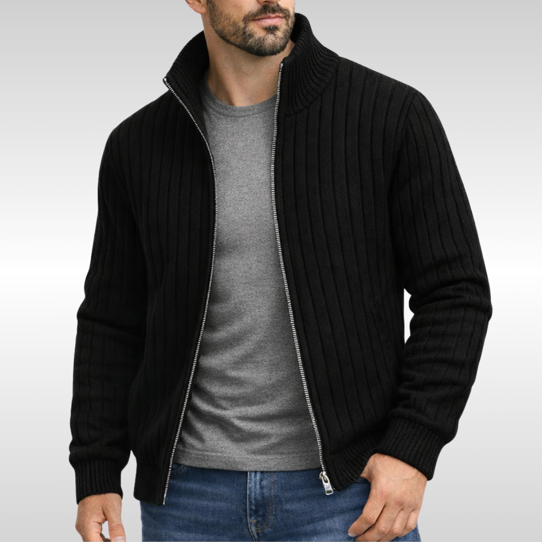 Sevanno | Classic Elegant Zip Cardigan