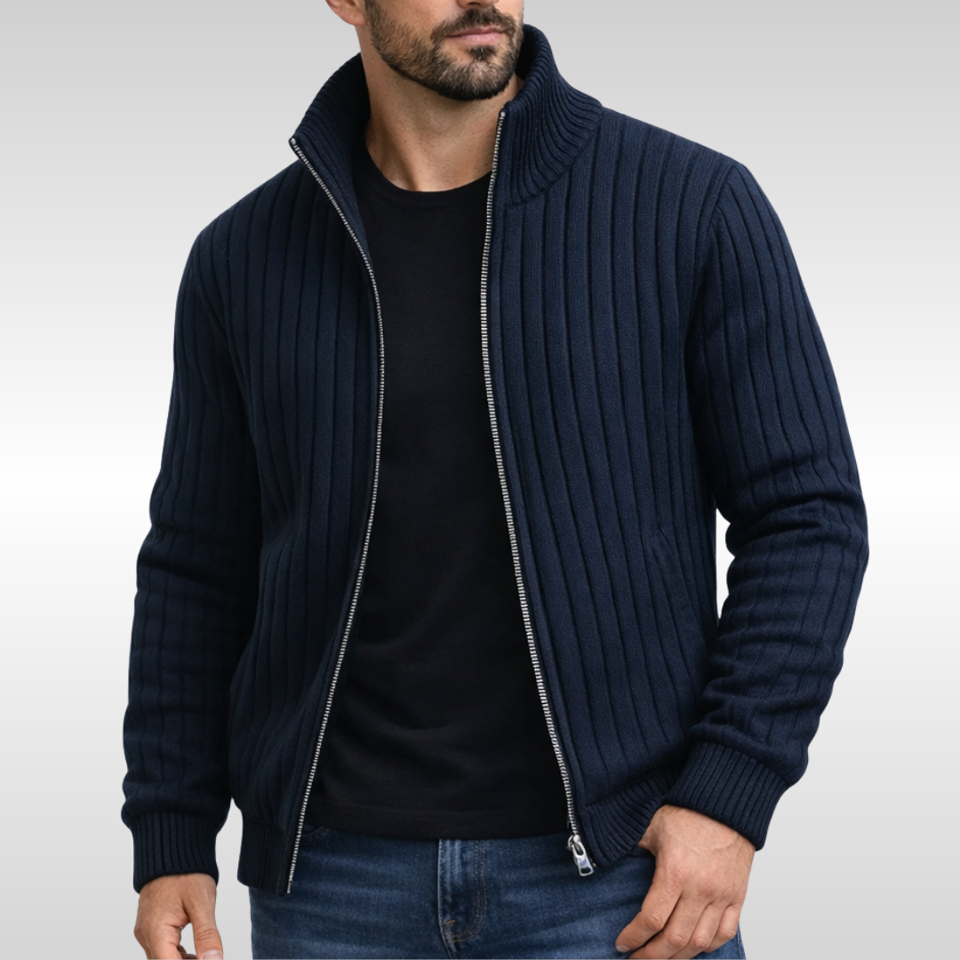 Sevanno | Classic Elegant Zip Cardigan