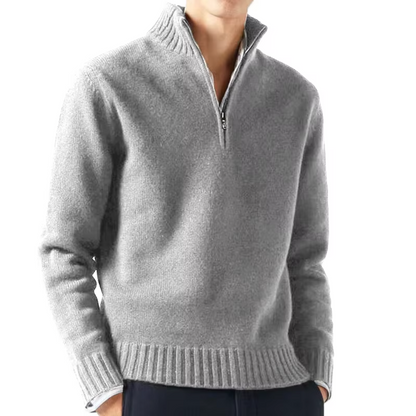Sevanno | Men’s Wool Zip Turtleneck