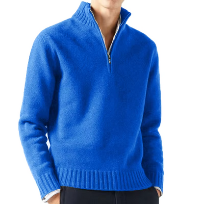 Sevanno | Men’s Wool Zip Turtleneck