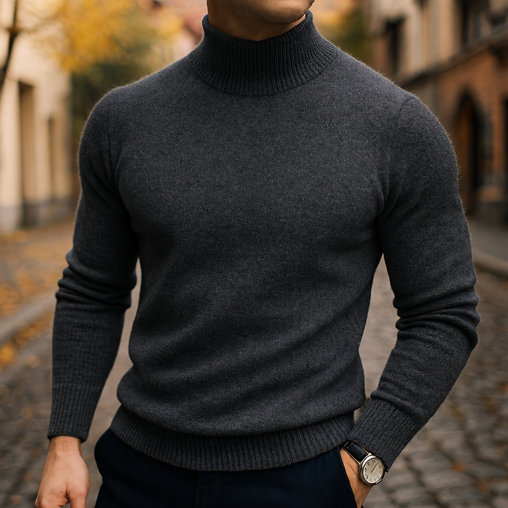 Sevanno | Men’s Wool Collar Sweater