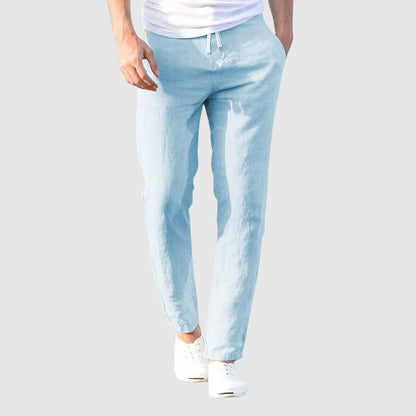 Beniamino | Lightweight Linen Trousers