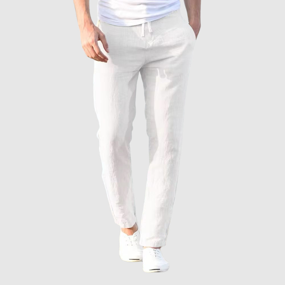 Beniamino | Lightweight Linen Trousers