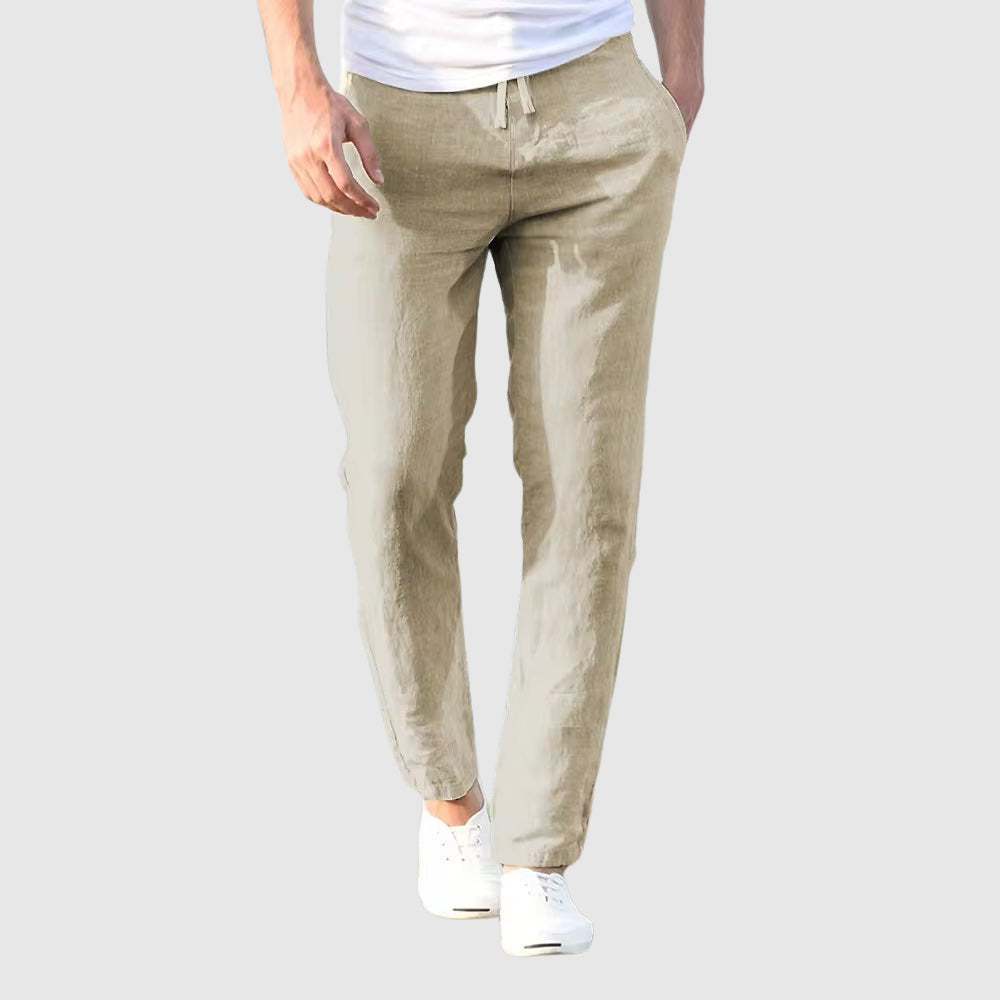Beniamino | Lightweight Linen Trousers