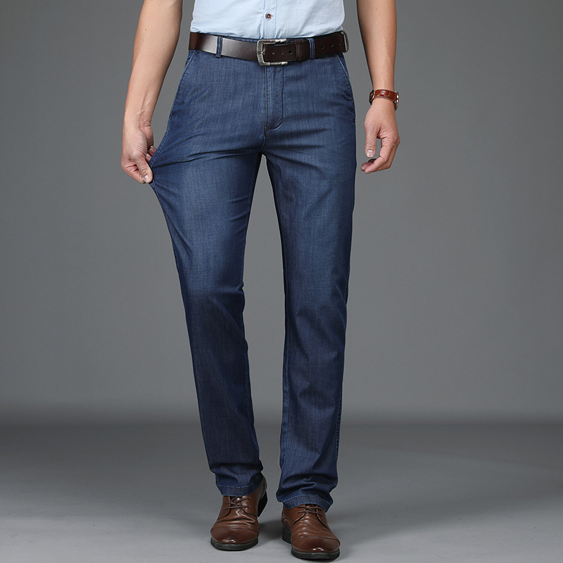 Men’s Classic-Fit Stretch Denim Jeans