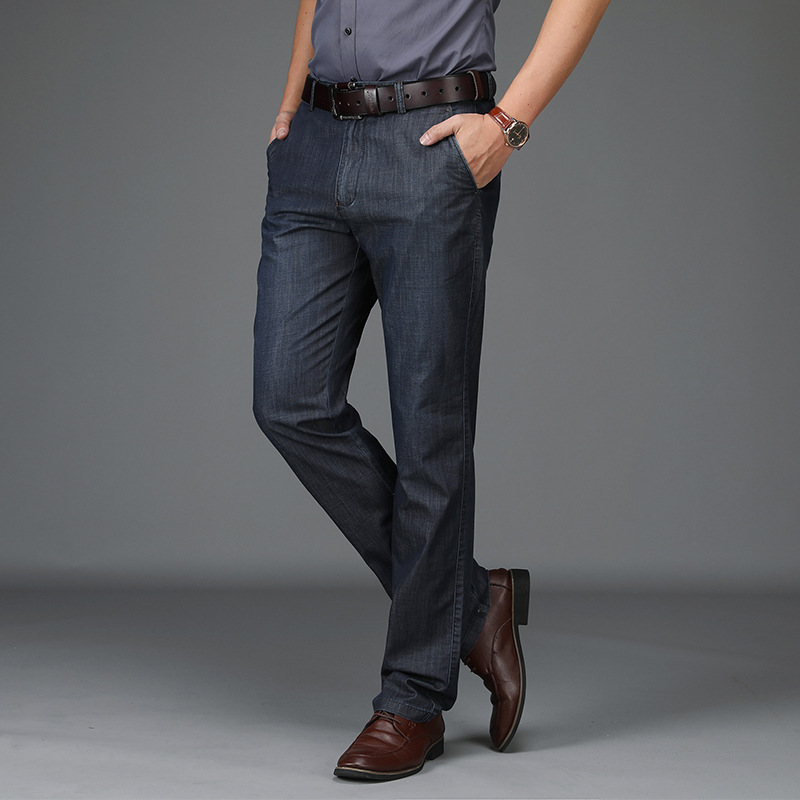 Men’s Classic-Fit Stretch Denim Jeans
