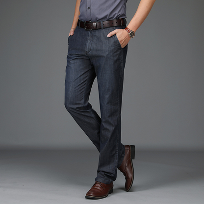 Men’s Classic-Fit Stretch Denim Jeans
