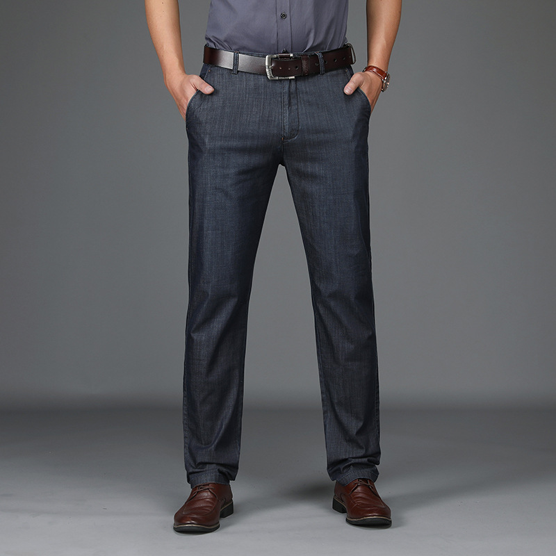Men’s Classic-Fit Stretch Denim Jeans