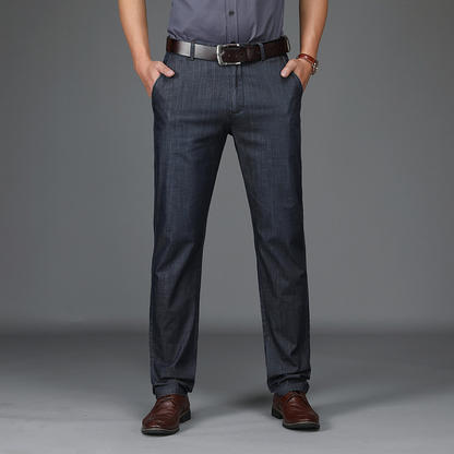 Men’s Classic-Fit Stretch Denim Jeans