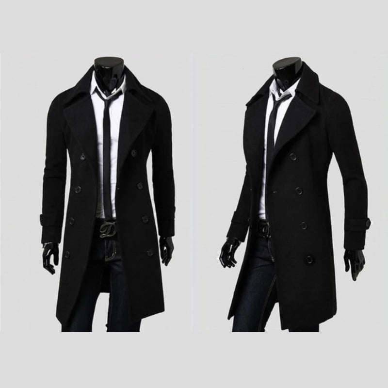 Sevanno | Double-Breasted Wool Coat