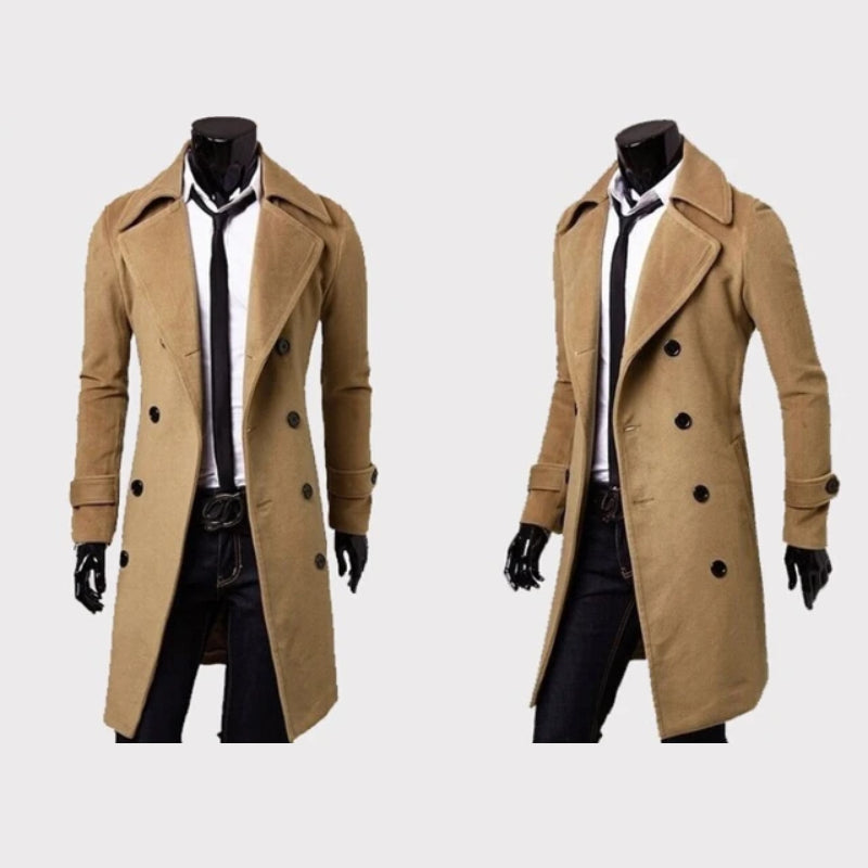 Sevanno | Double-Breasted Wool Coat