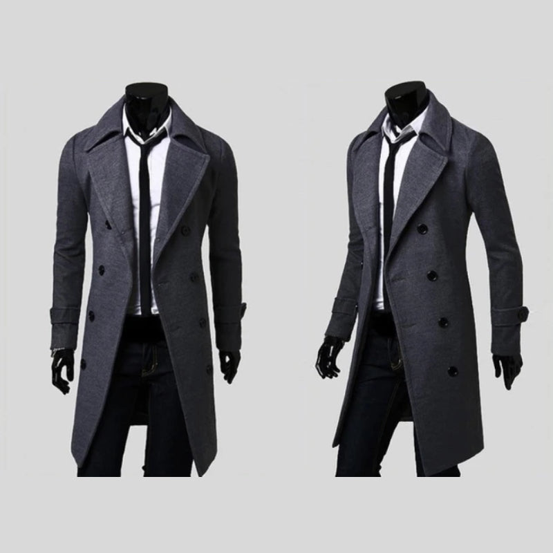 Sevanno | Double-Breasted Wool Coat
