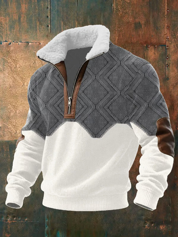 Sevanno | High-Neck Fleece Sweater