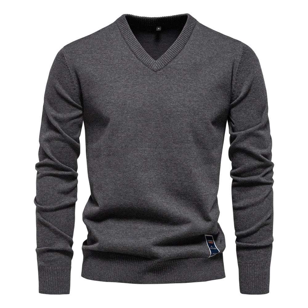 Sevanno | Cotton V-Neck Sweater